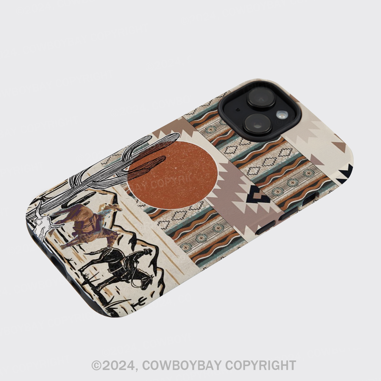 Classic Aztec Western Cowboy Phone Case