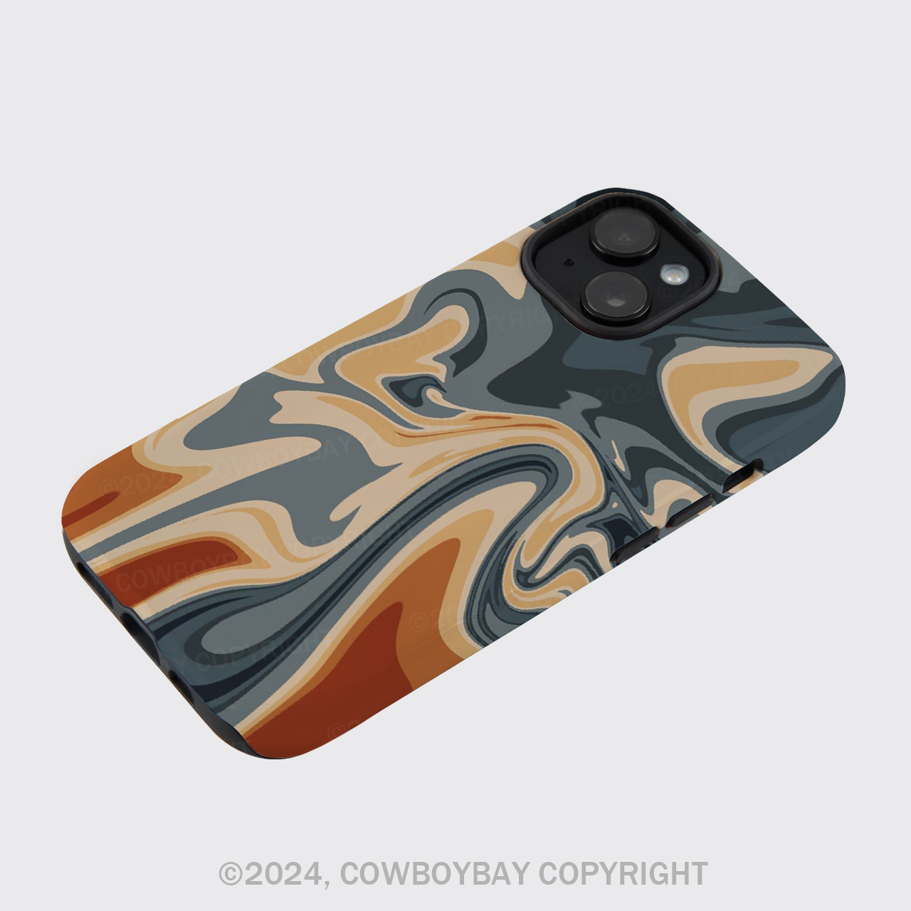 Classic Cowboy Water Ripples Phone Case