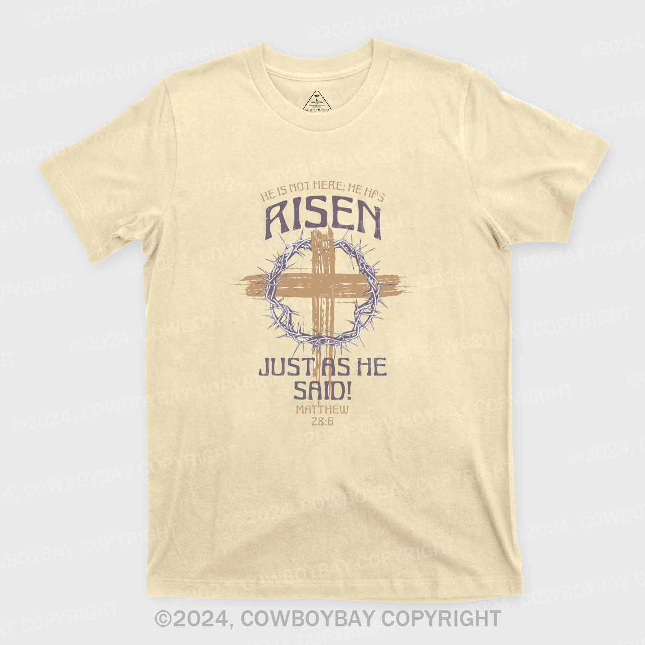 Retro He Is Not Here He Is Risen T-Shirts