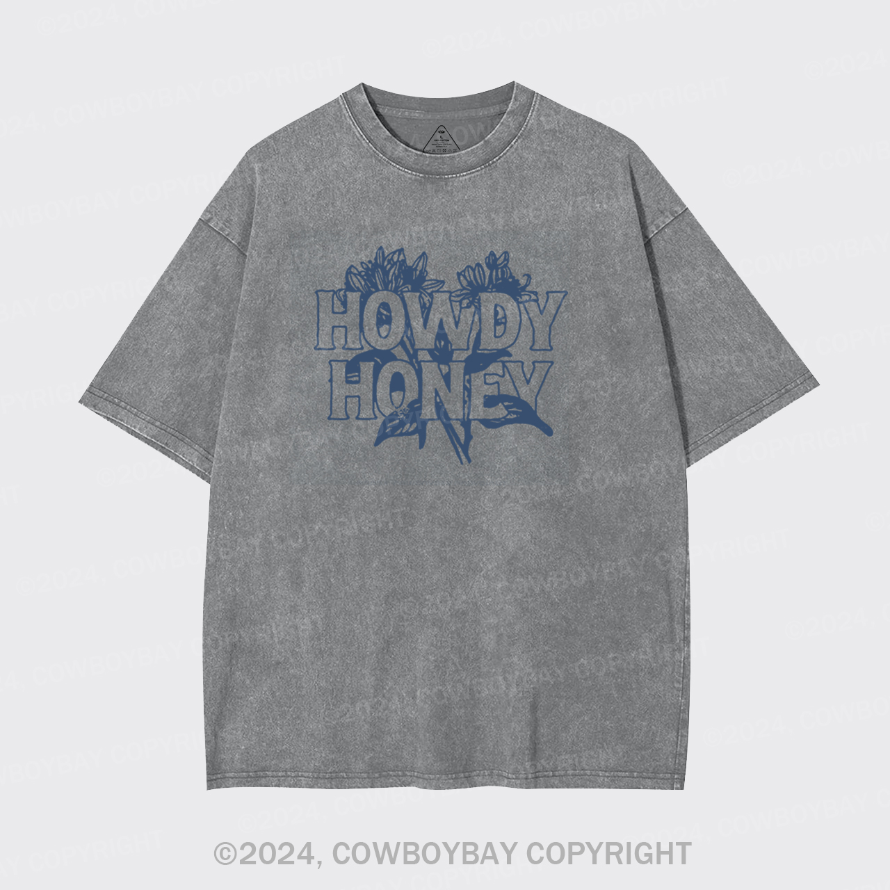 Howdy Honey Honeysuckle Plant Garment-dye Tees