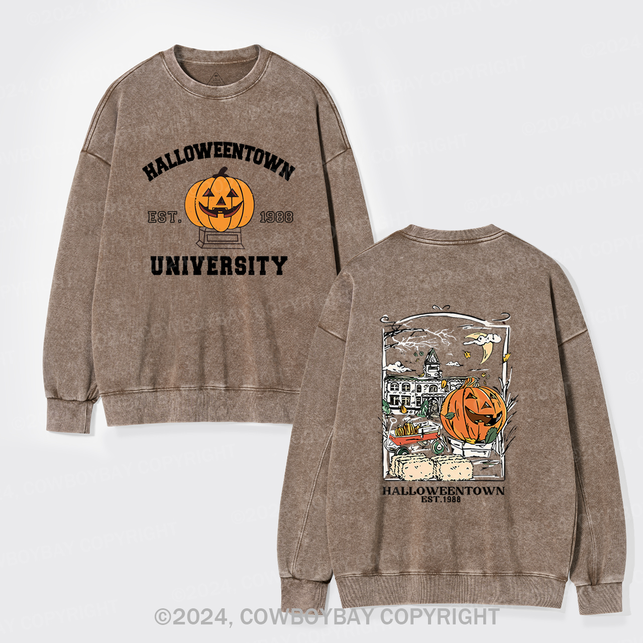 Halloweentown EST.1998 Washed Sweatshirts