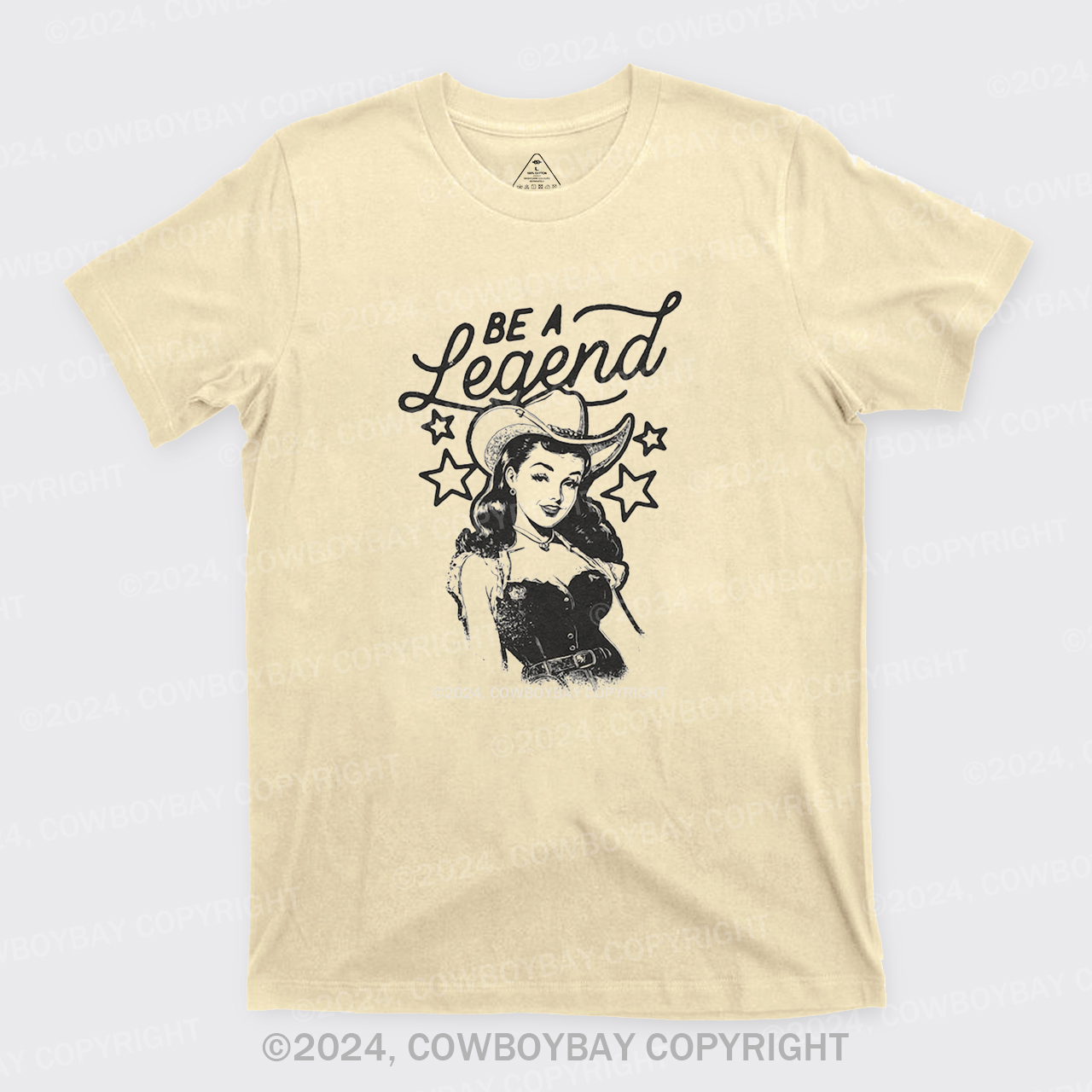 Vintage Sexy Cowgirl Be A Legend T-Shirts