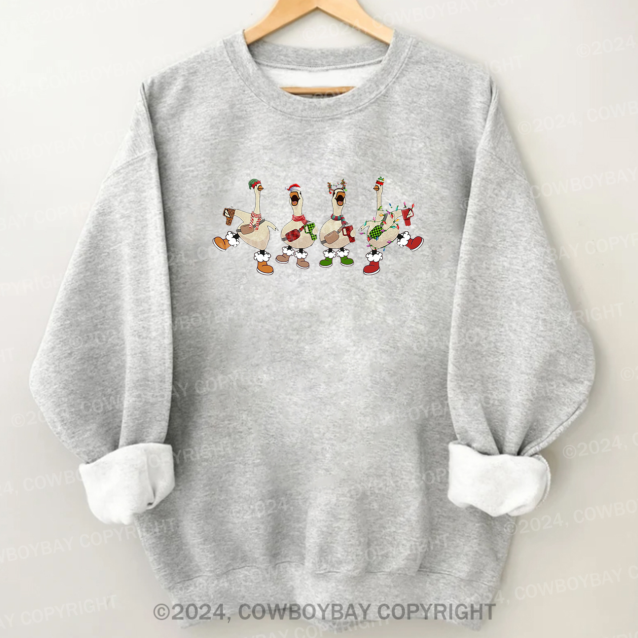Christmas Gooses Obsessive Cup Disorder Sweatshirt