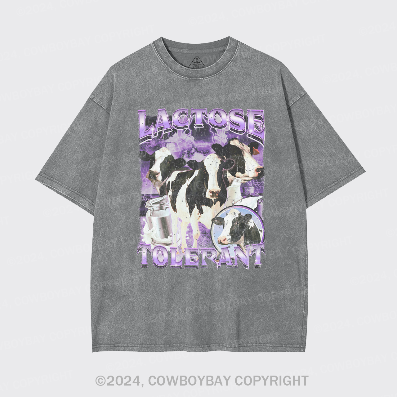 Lactose Tolerant Garment-dye Tees