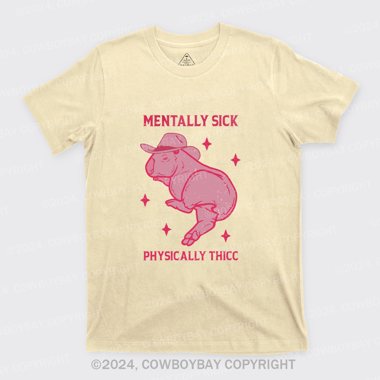 Mentally Sick Physically Thicc Capybara T-Shirts