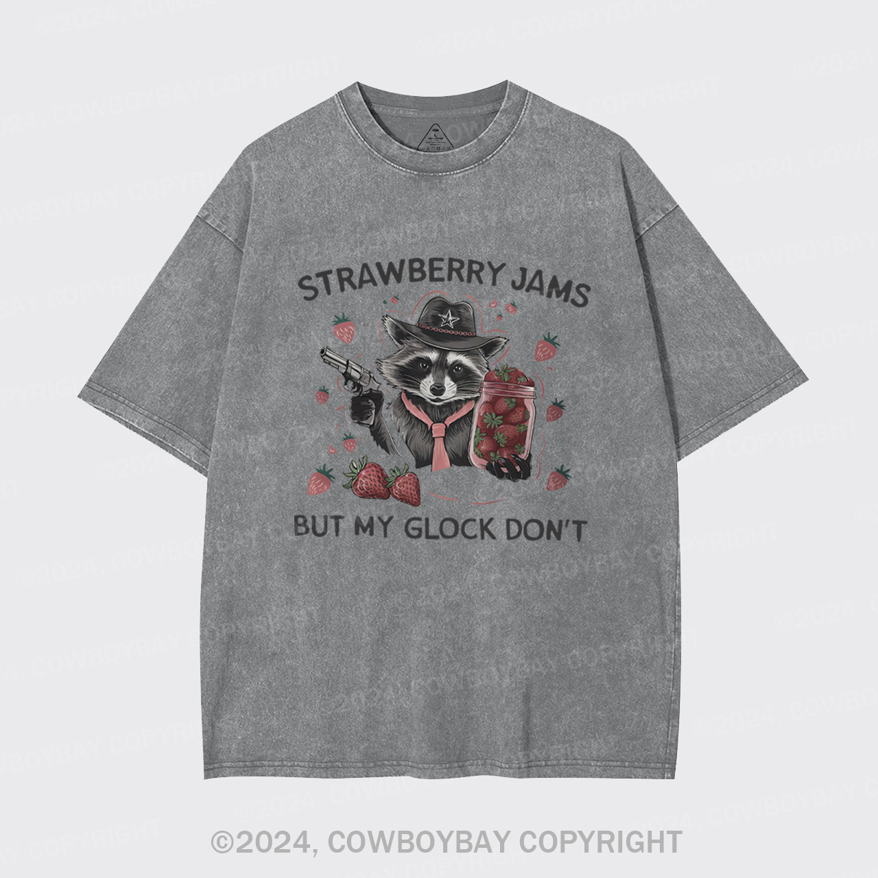 Strawberry Jams,But My Glock Don't Garment-dye Tees