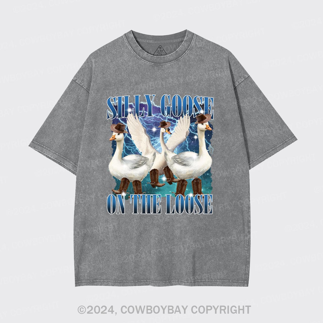 Silly Goose On The Loose Garment-dye Tees