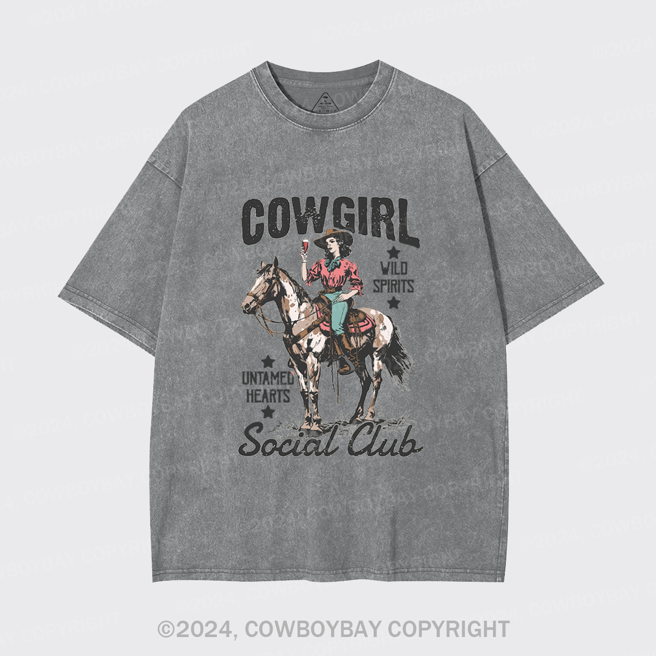 Cowgirl Social Club Garment-dye Tees