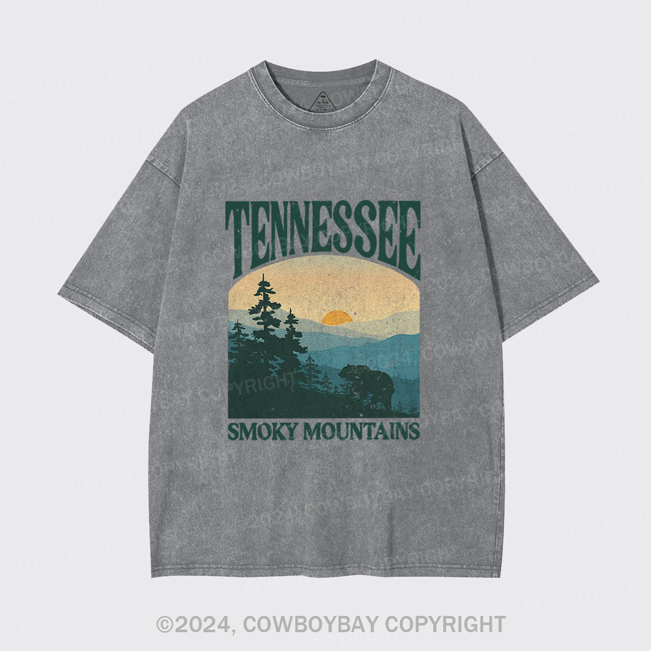 Tennessee Smoky Mountains Garment-dye Tees