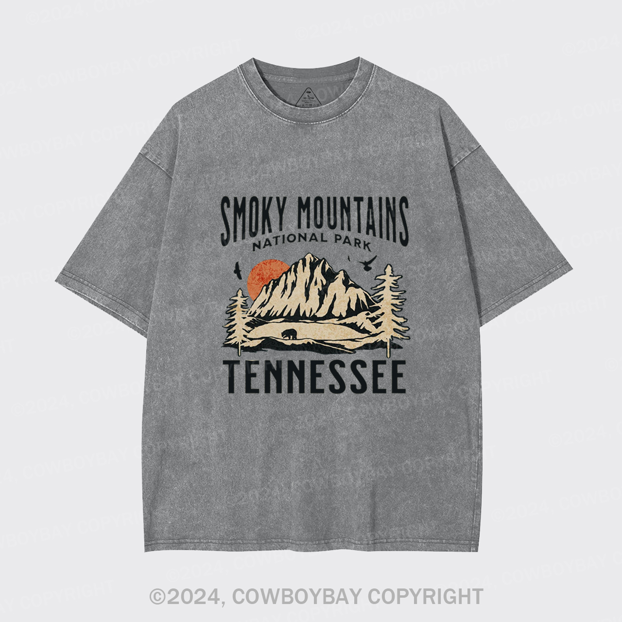 Smoky Mountains National Park Tennessee Garment-dye Tees