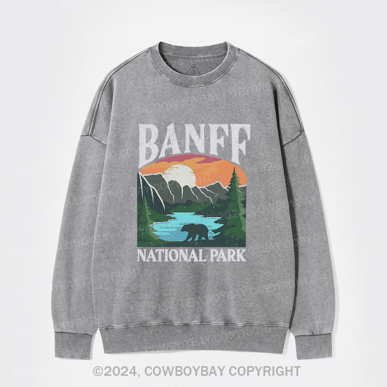 Rockies Banff National Park Washed Sweatshirts