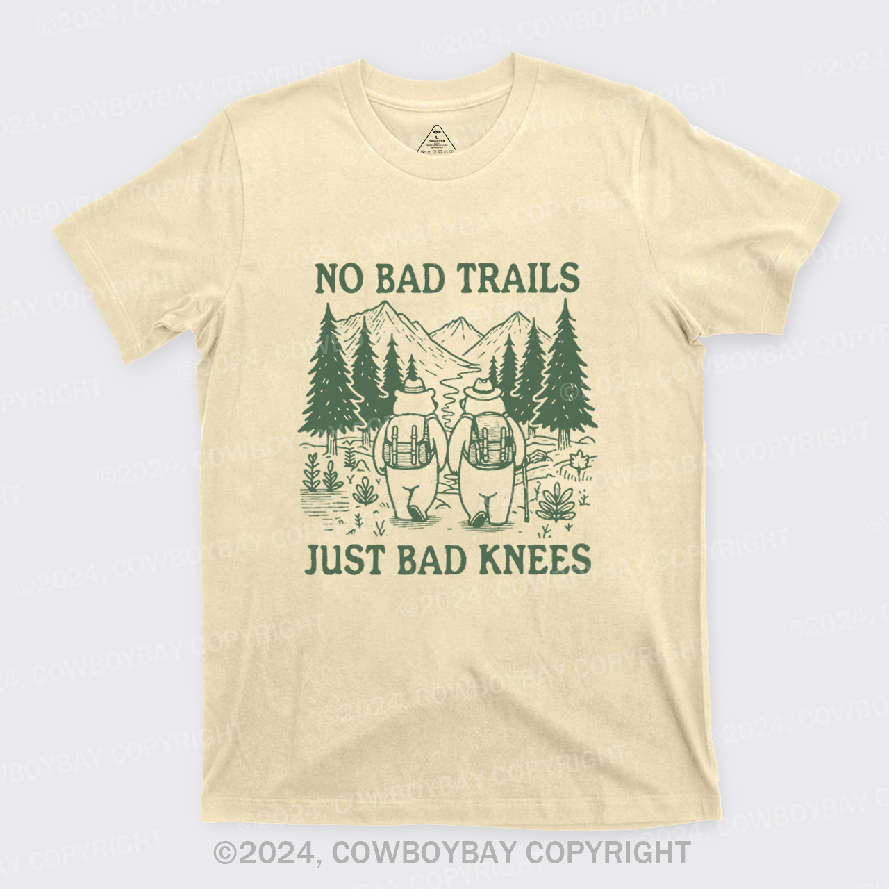 No Bad Trails Just Bad Knees T-Shirts