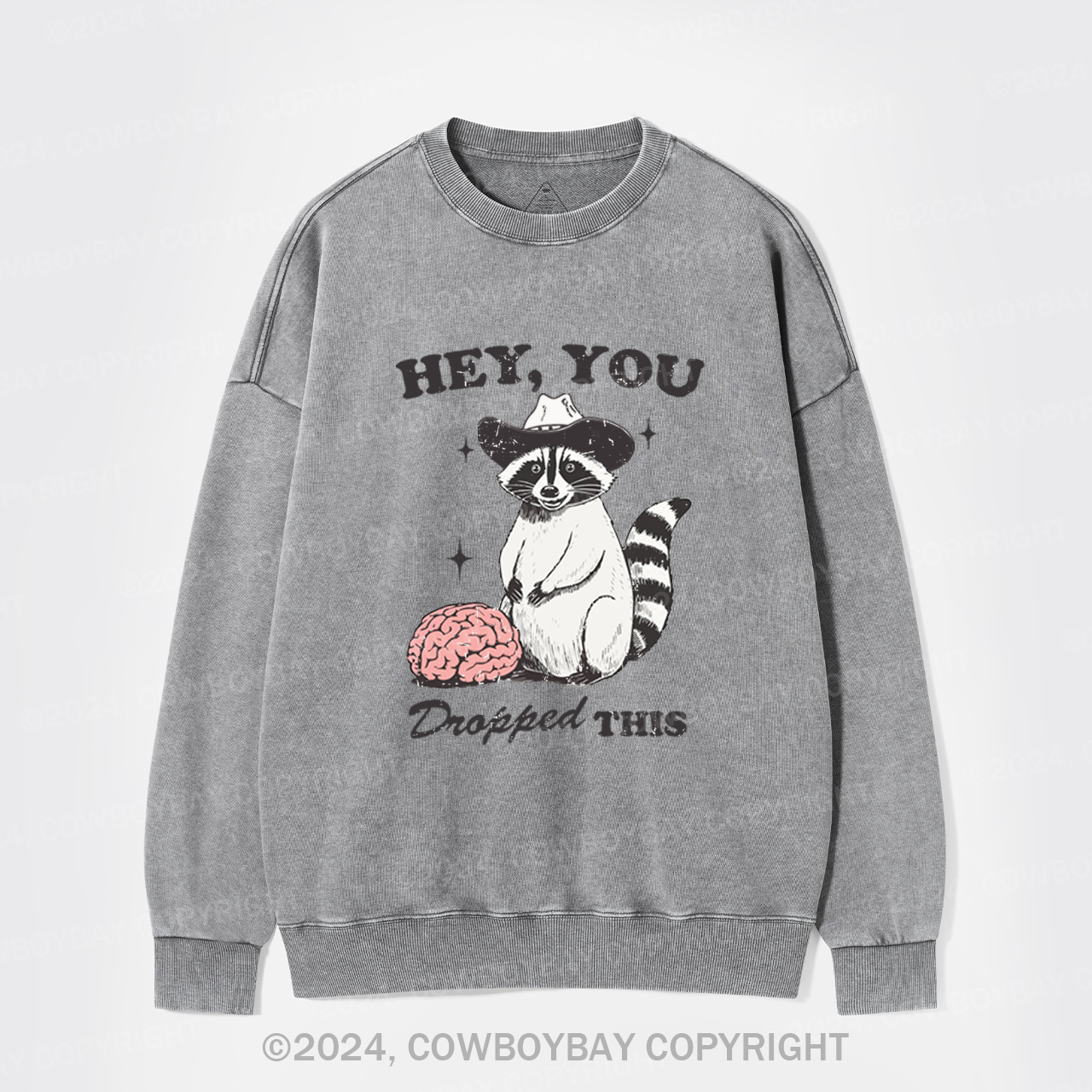 Hey, You Dropped This Washed Sweatshirts