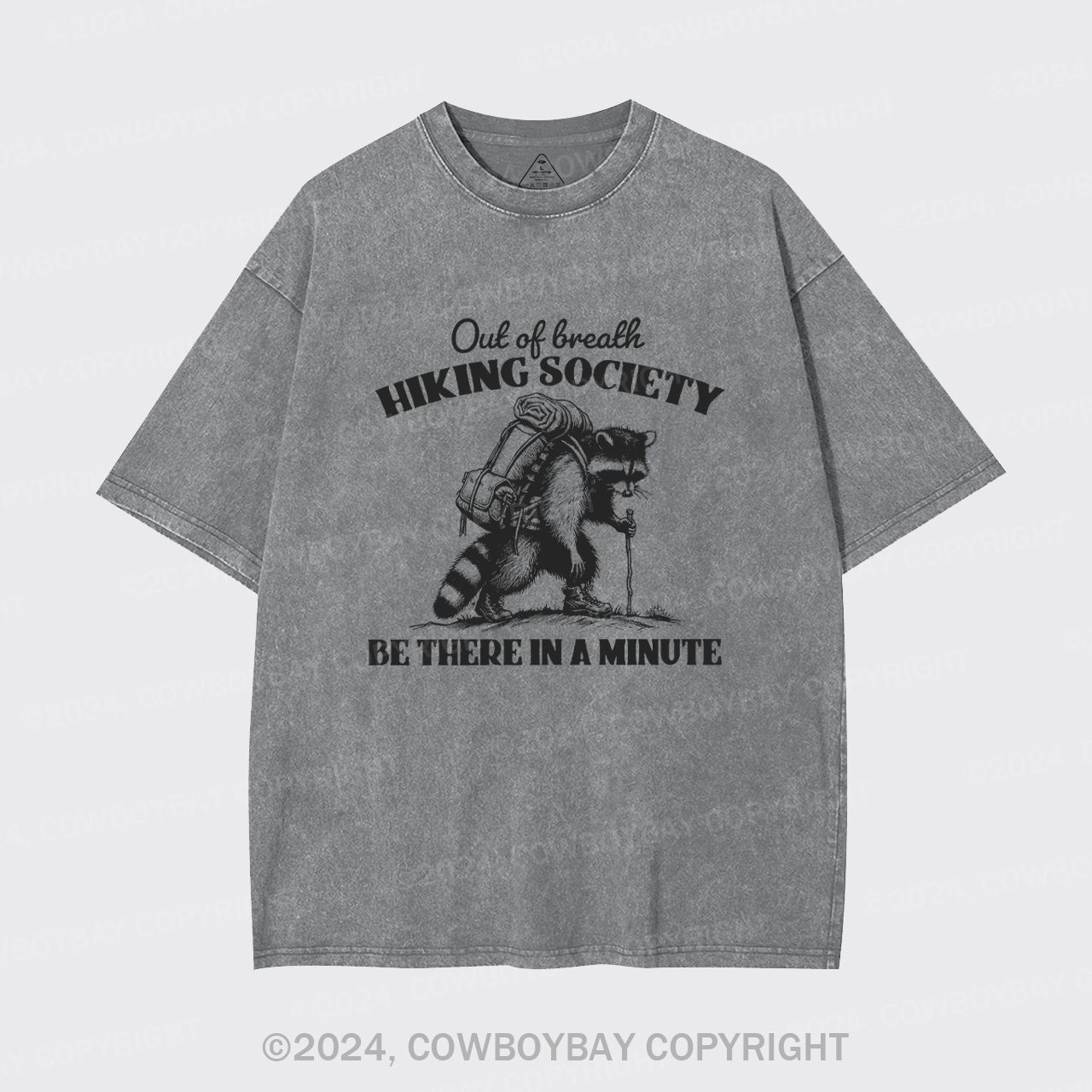 Out of Breath Hiking Society Garment-dye Tees