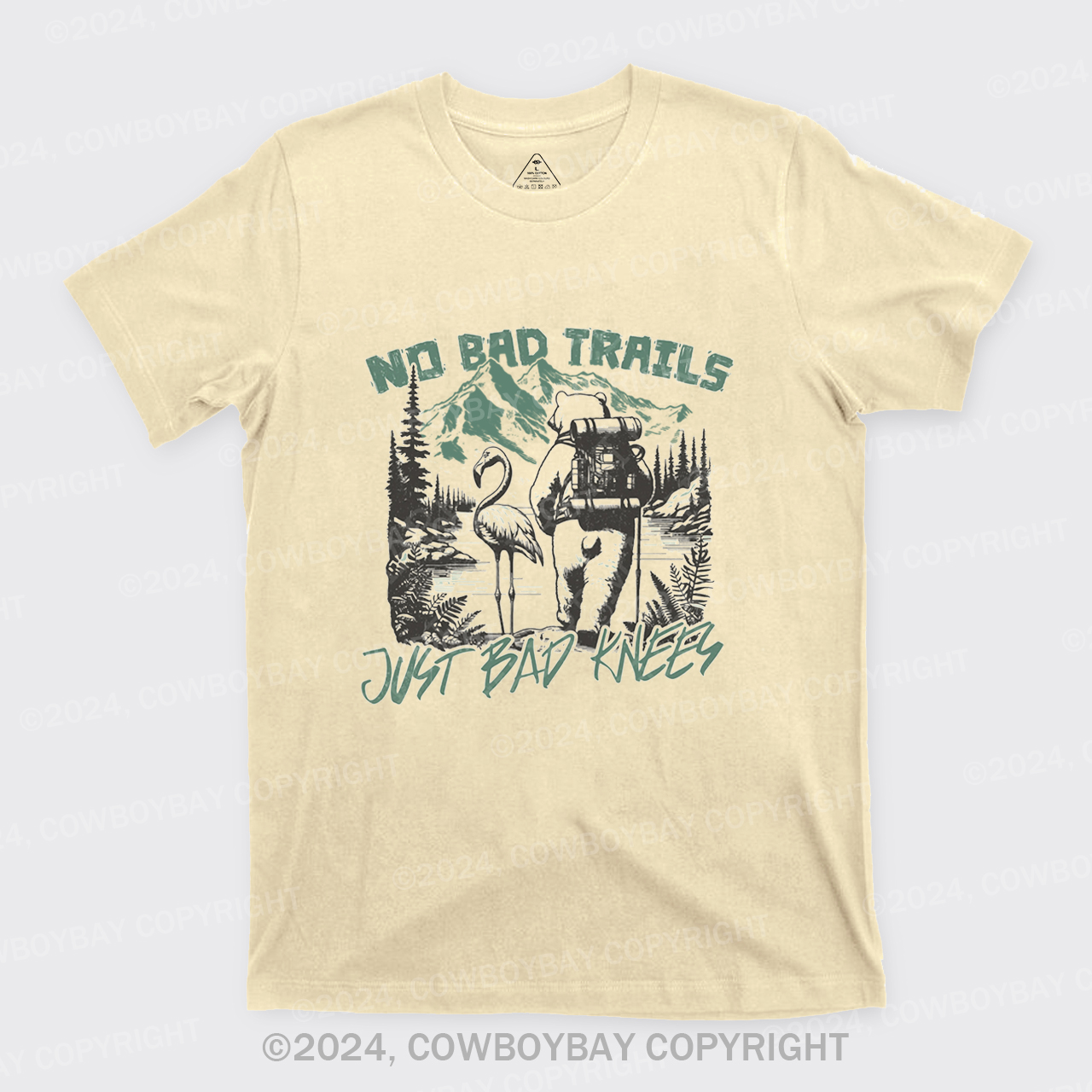 Nature Adventure No Bad Trails Just Bad Knees T-Shirts