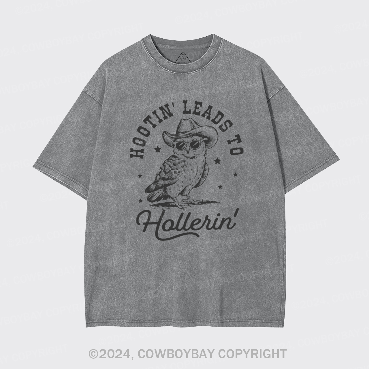 Hootin' Leads To Hollerin Garment-dye Tees