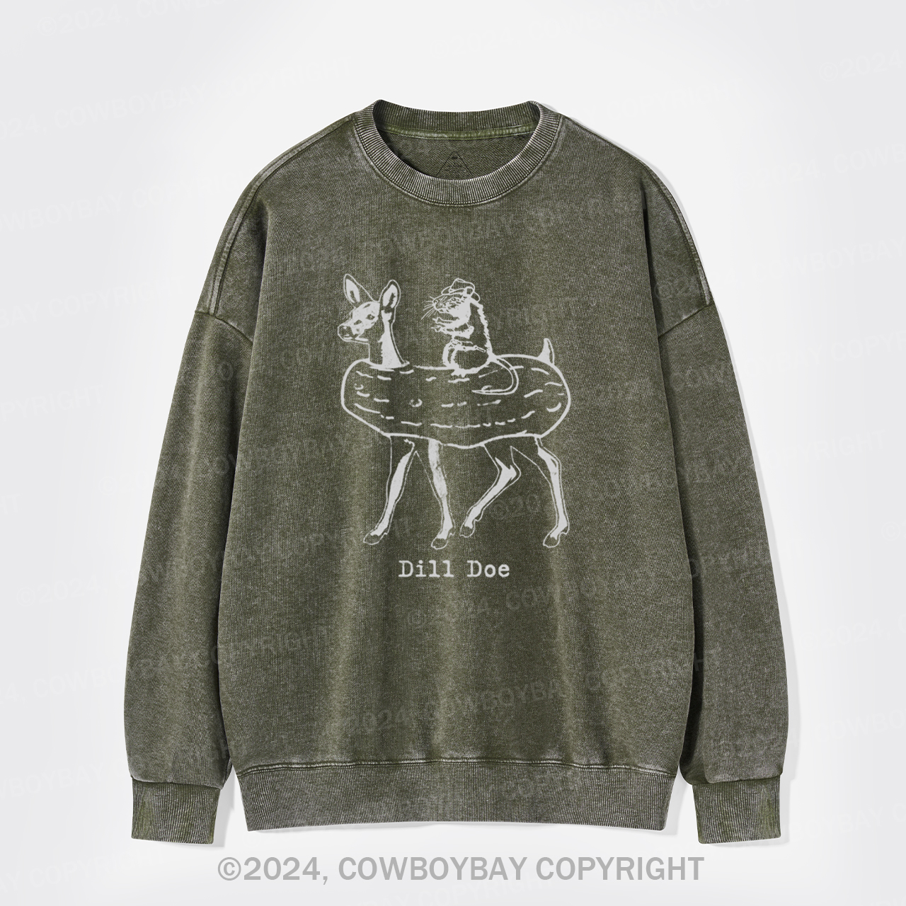 Dill Doe Washed Sweatshirts