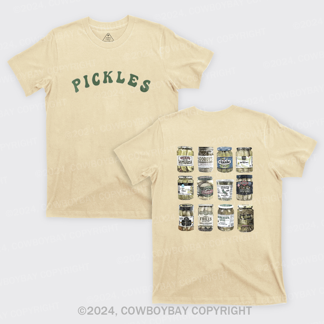 Canned Pickles Lovers Vintage T-Shirts