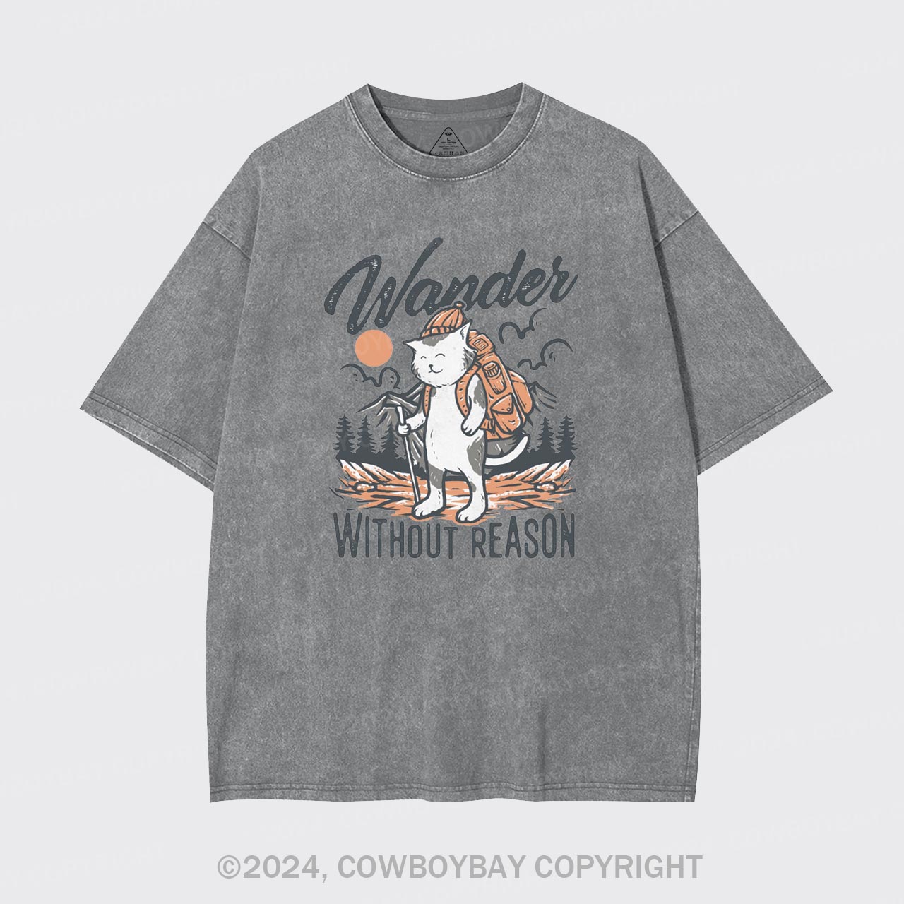 Wander Without Reason Garment-dye Tees
