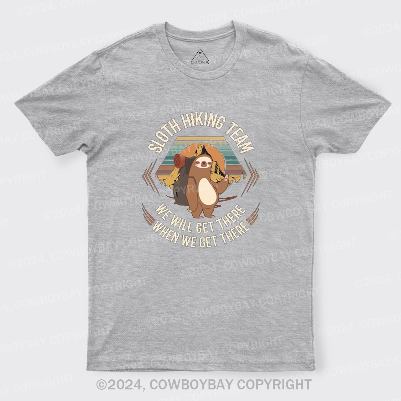 Sloth Hiking Team T-Shirts