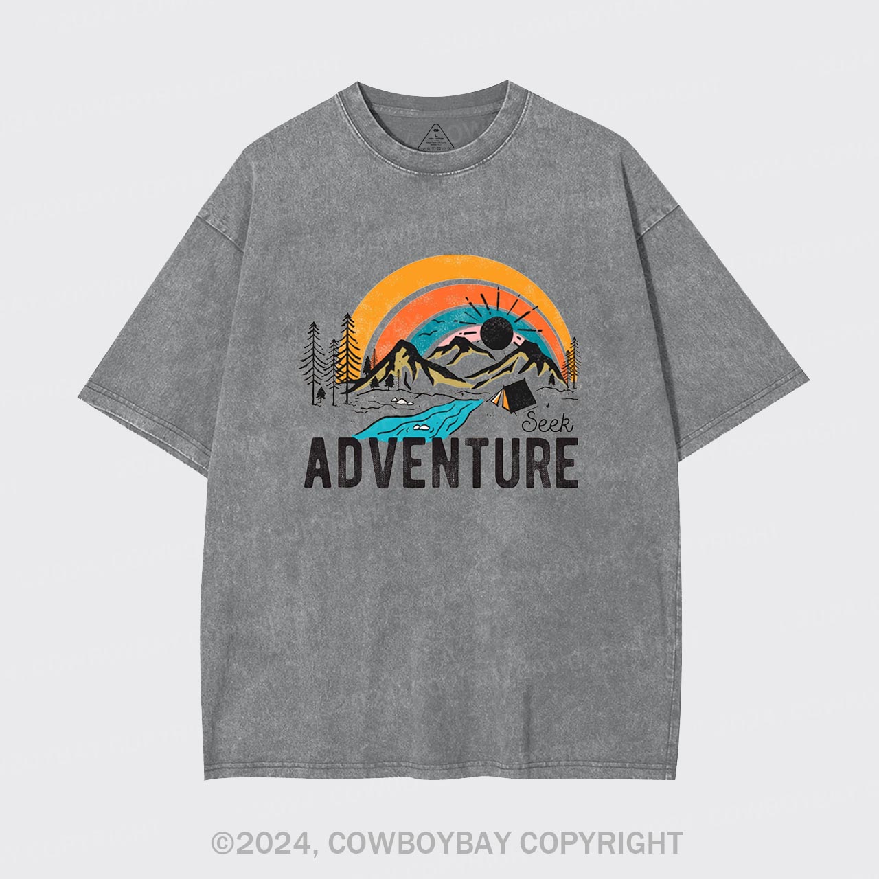 Seek Adventure Garment-dye Tees