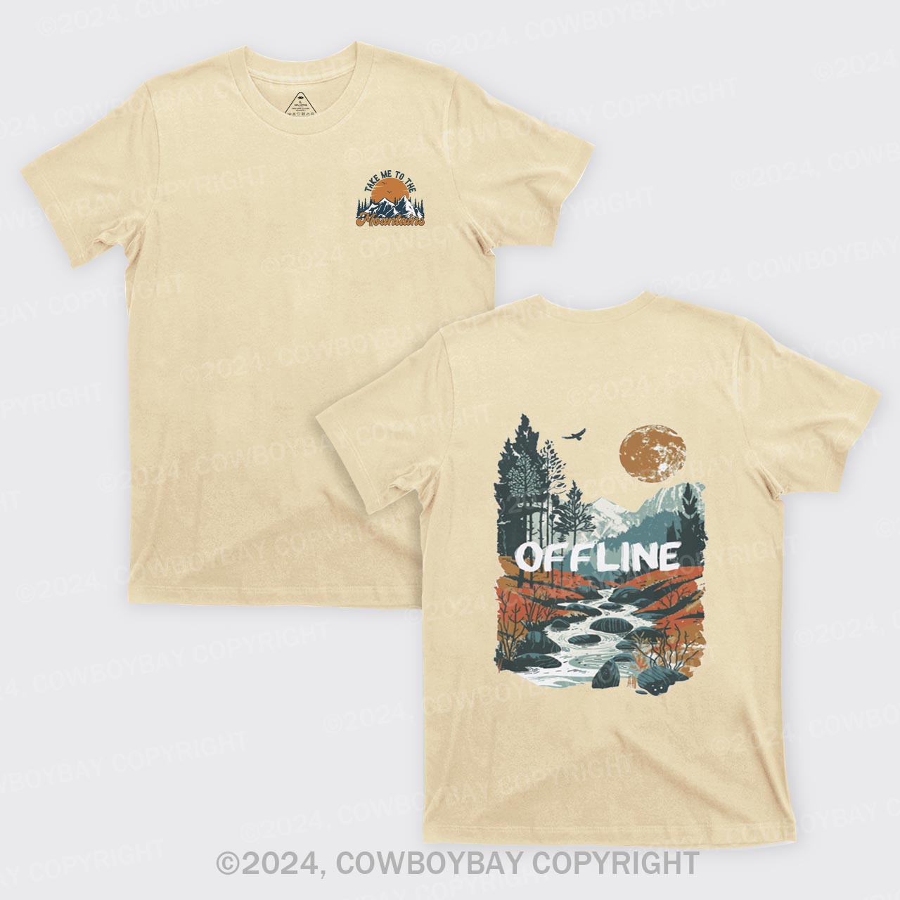 Hiking In The Mountains T-Shirts