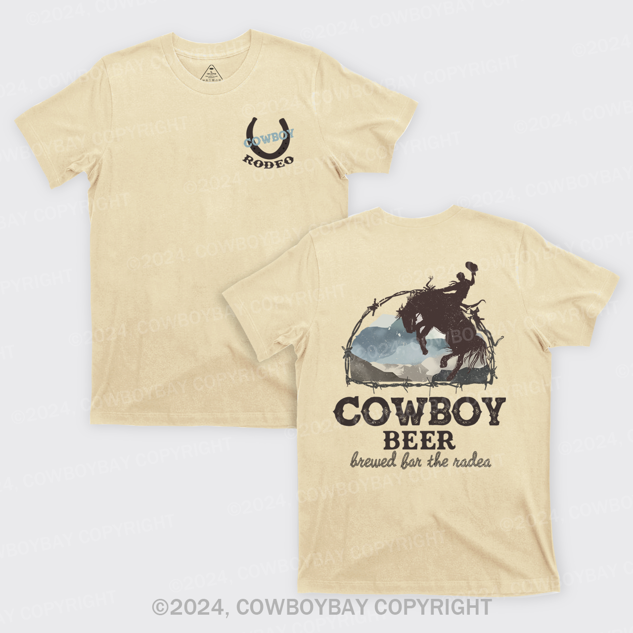Beers Brewed for The Cowboy Rodeo T-Shirts