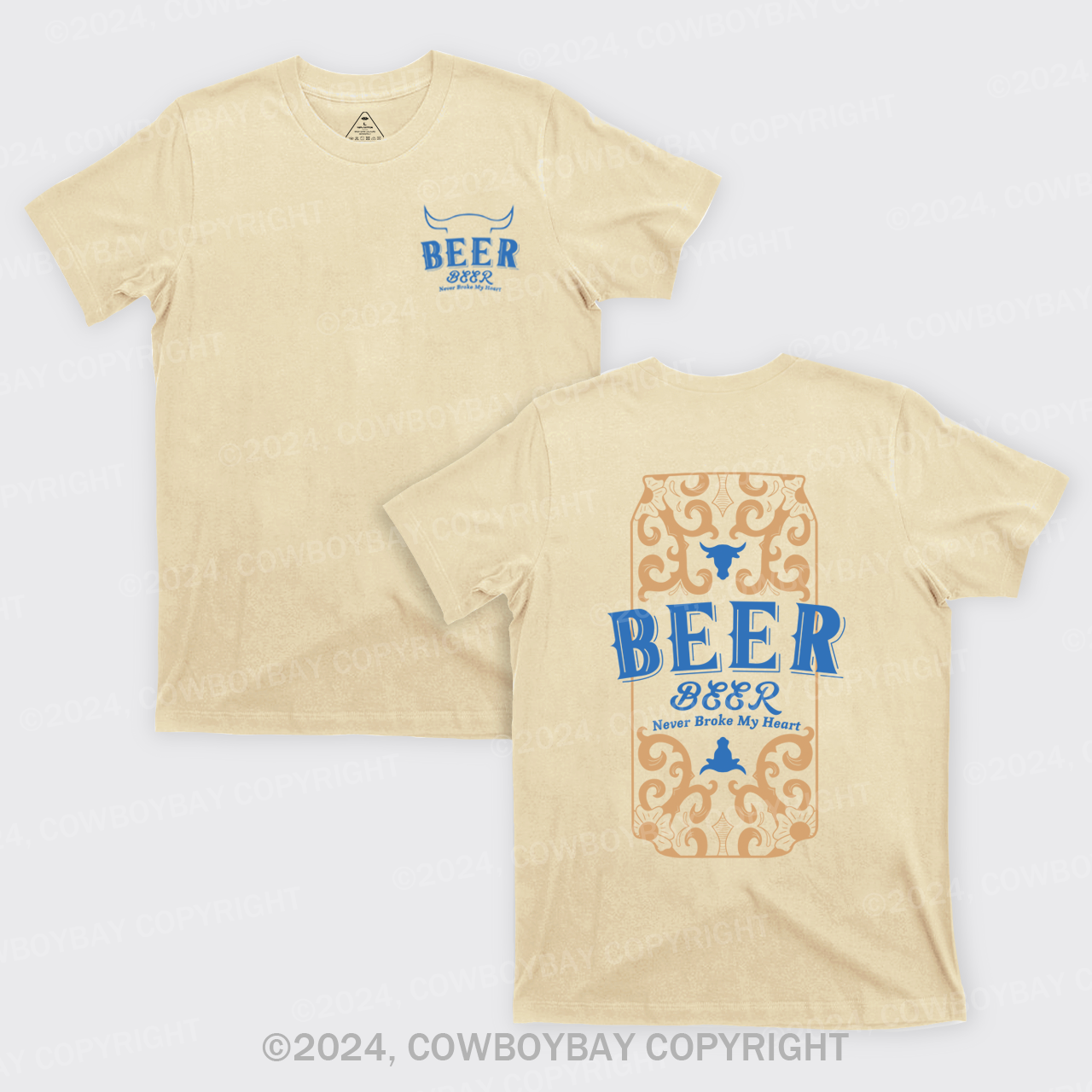 Bull's Head With Beer T-Shirts