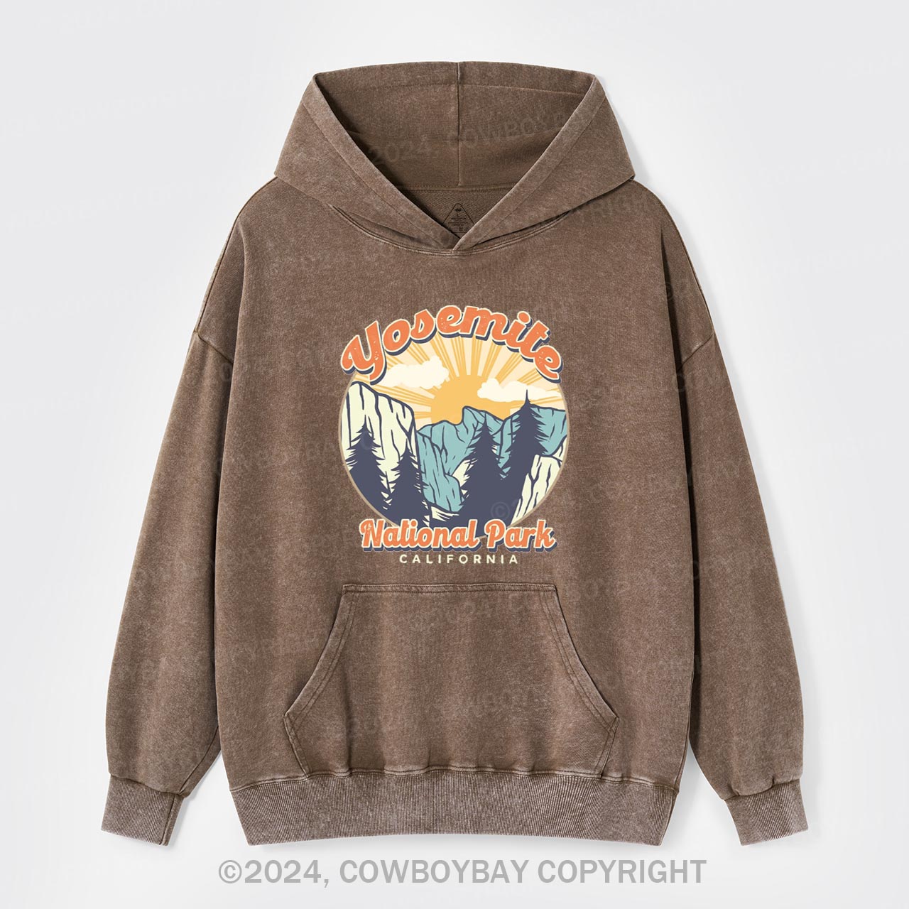Yosemite National Park Garment-Dye Hoodies