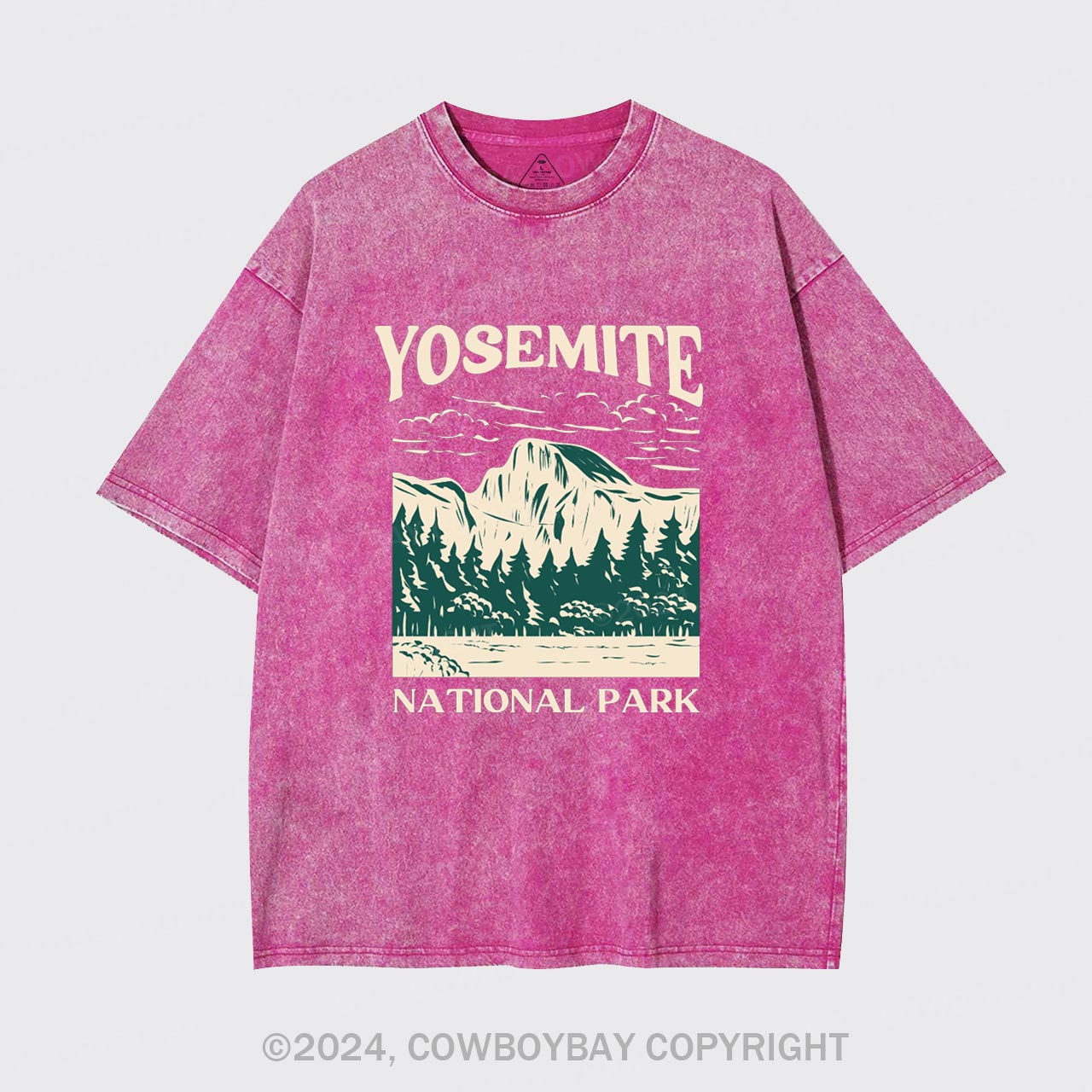 Yosemite Hiking Garment-dye Tees