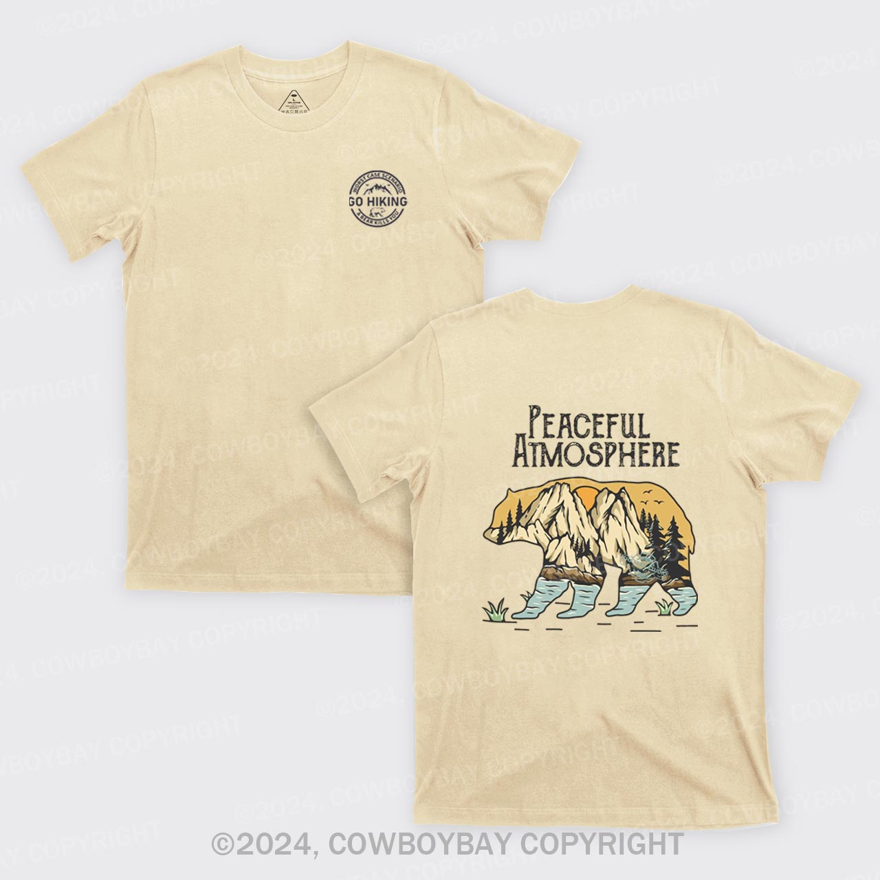 Worst Case Scenario Go Hiking A Bear Kills You T-Shirts