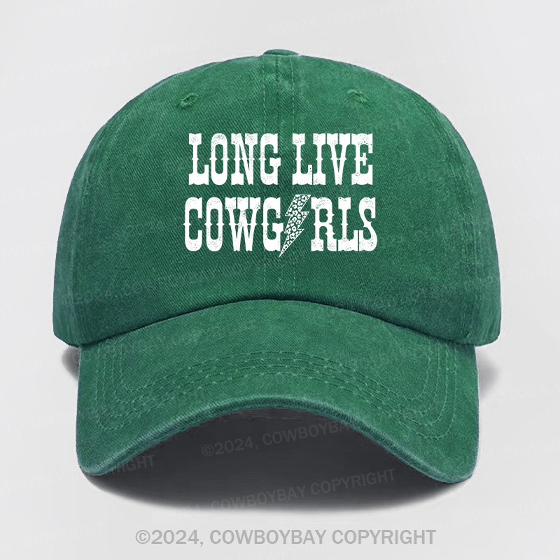 Long Live Cowgirls Wash Hat