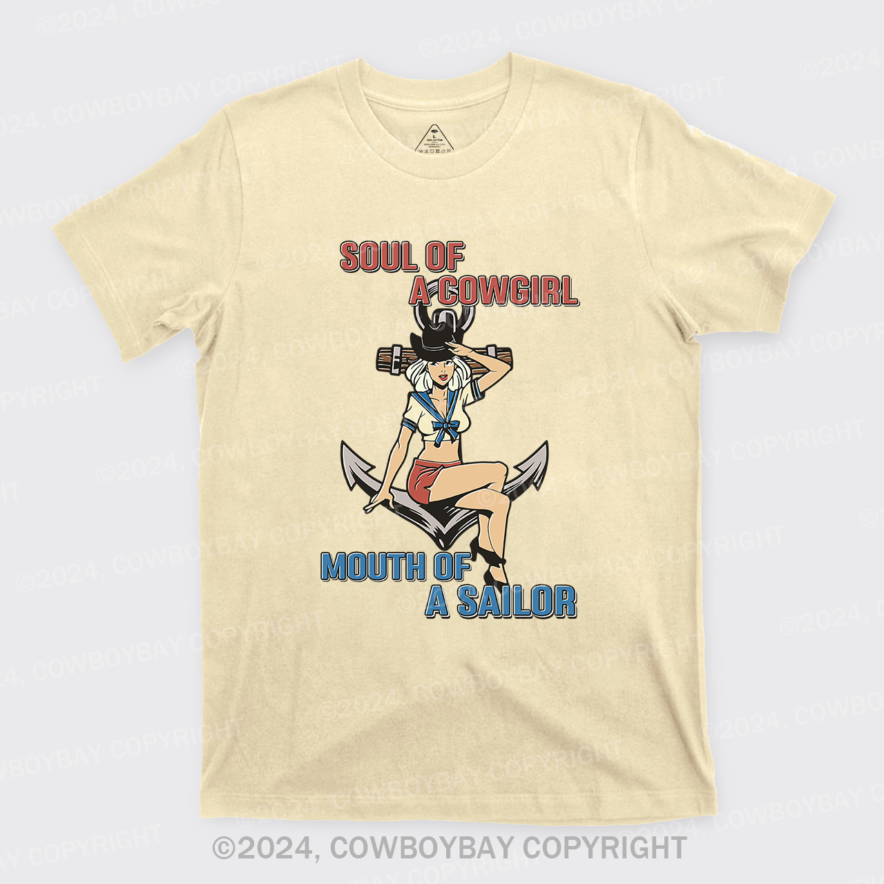 Soul Of A Cowgirl Mouth Of A Sailor T-Shirts