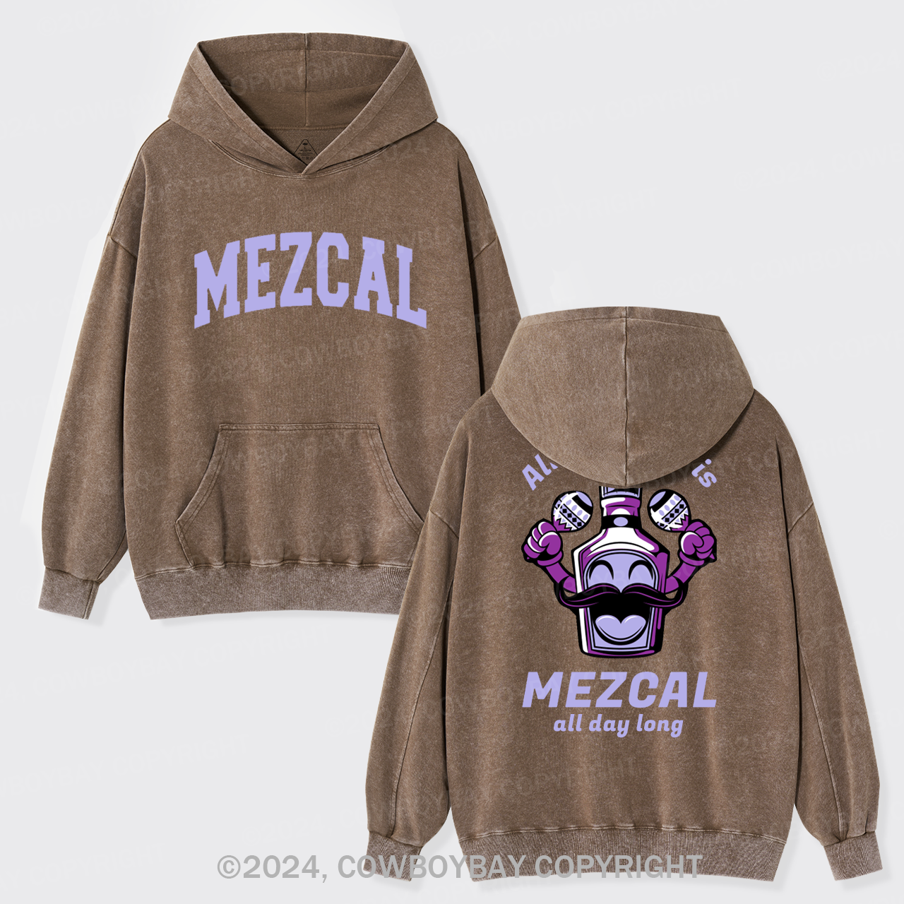 All You Need Is Mezcal Garment-Dye Hoodies