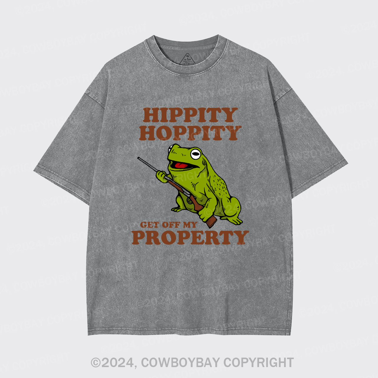 Hippity Hoppity Get Off My Property Garment-dye Tees