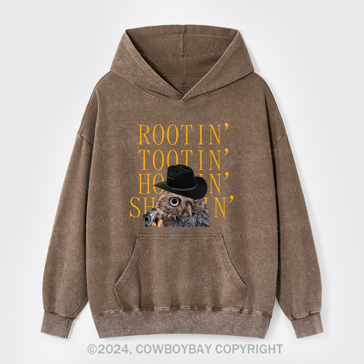 Rootin' Tootin' Hootin' Shootin'  Garment-Dye Hoodies