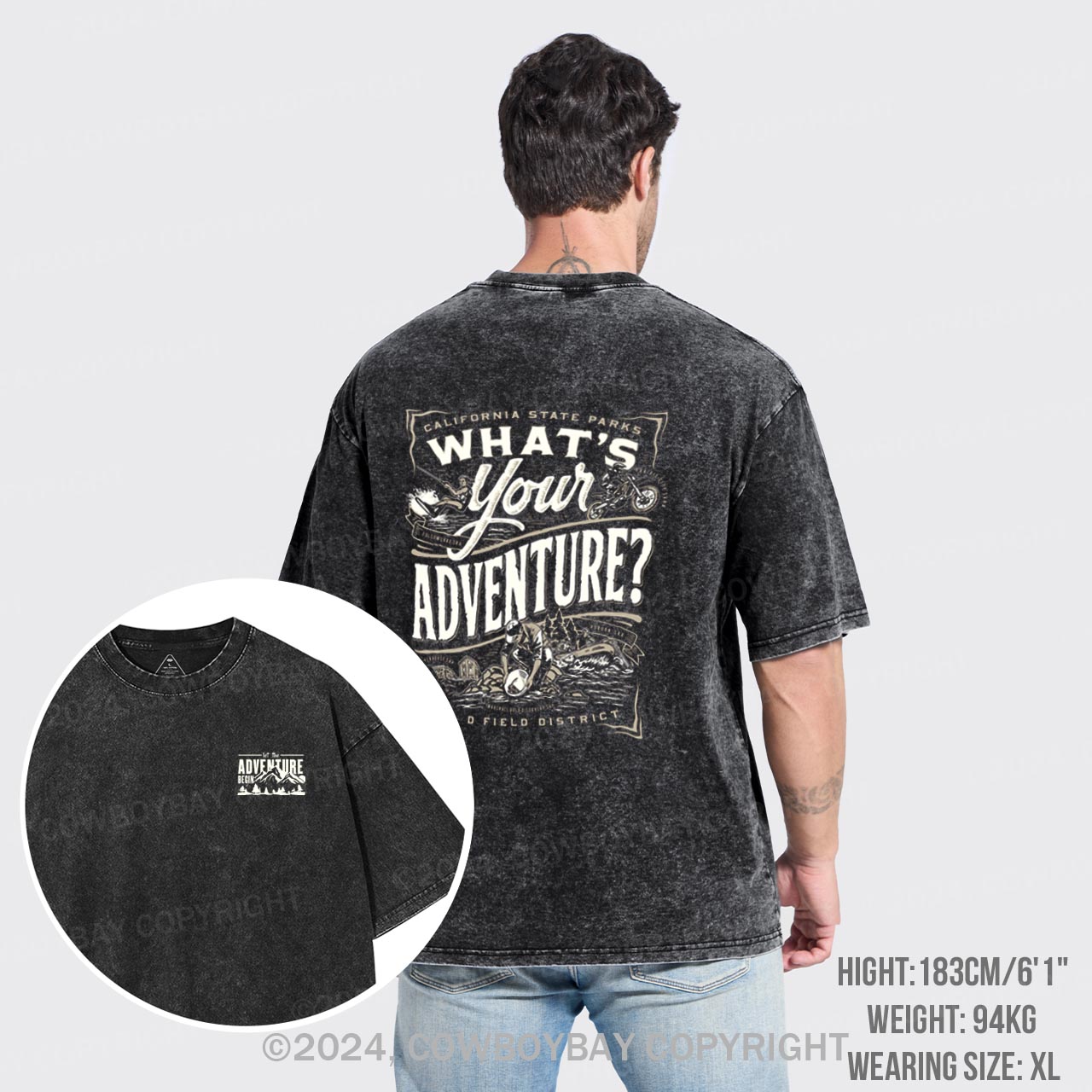 Let the Adventure Begin Garment-dye Tees