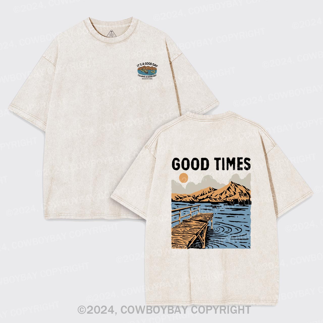 Good Times Lake Garment-dye Tees