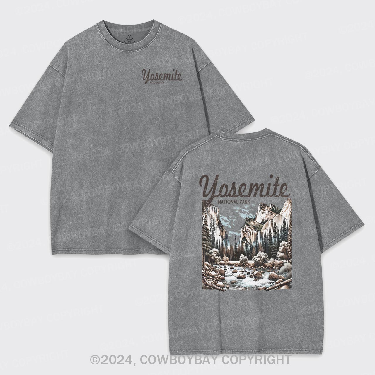 Vintage Yosemite National Park Garment-dye Tees