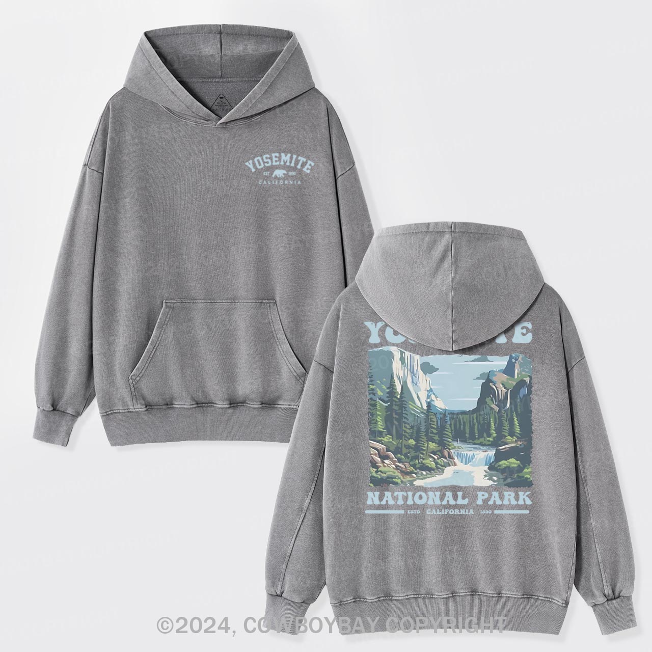 California National Park Garment-Dye Hoodies