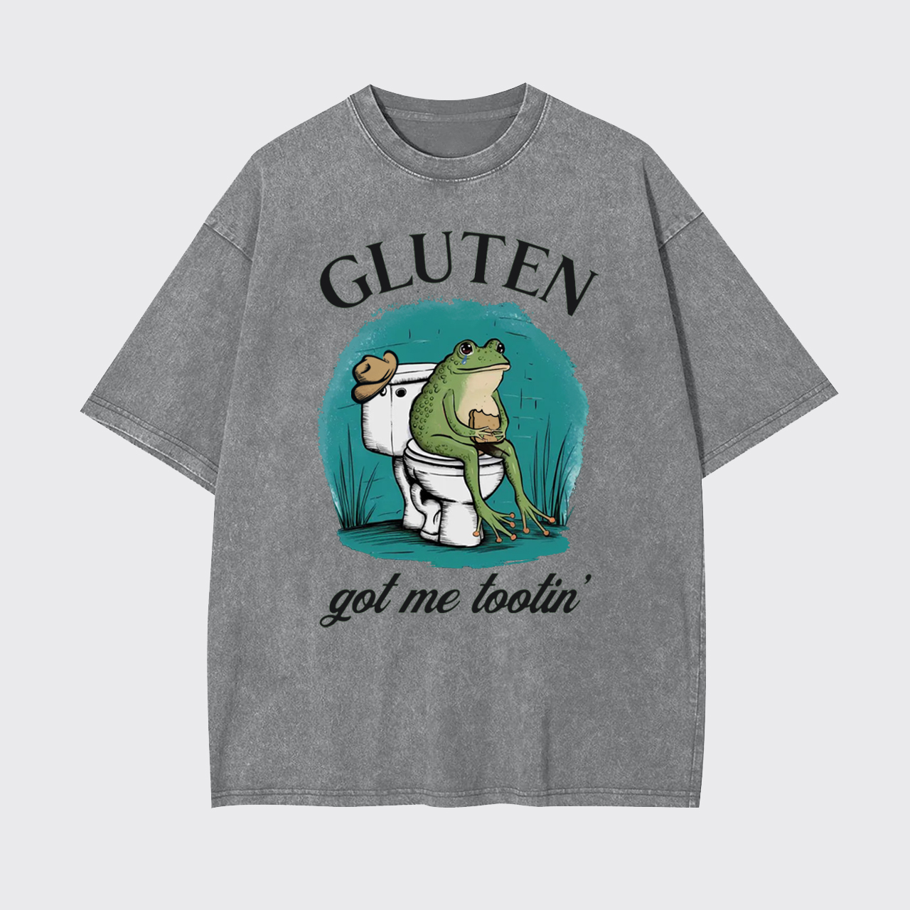 Gluten Got Me Tootin Garment-dye Tees