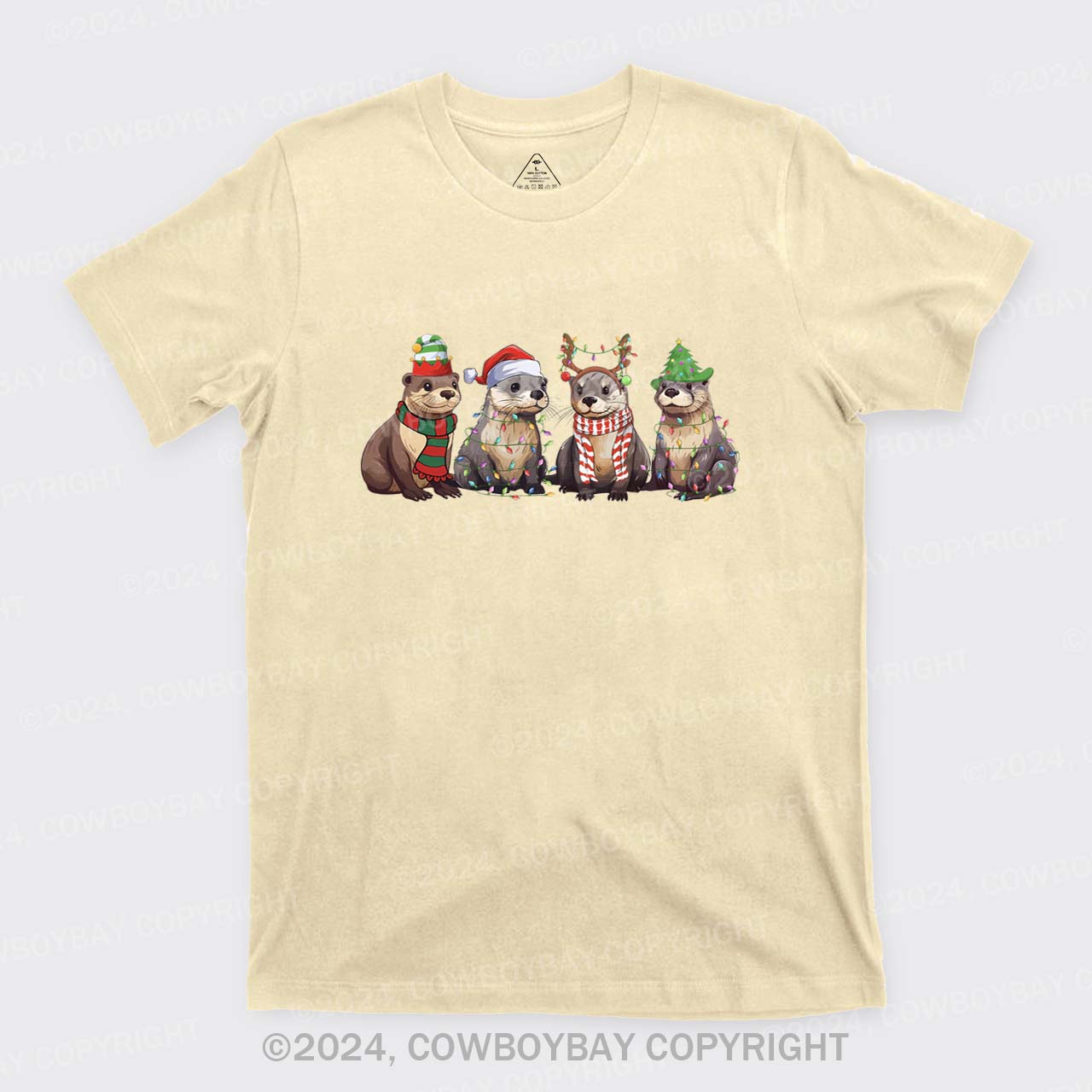 Otters Merry Christmas T-Shirts