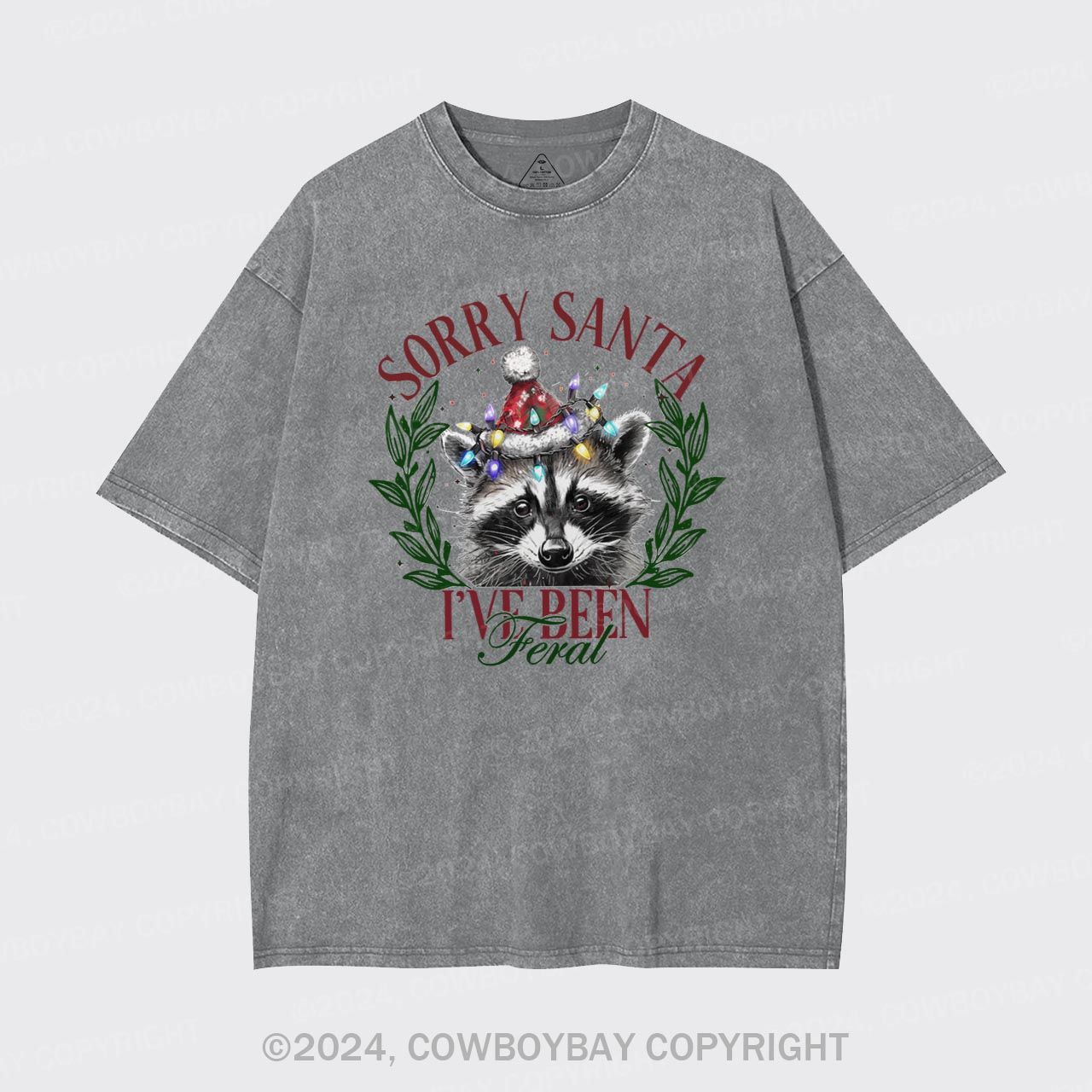 I'm Sorry, Santa, I'm So Wild Garment-dye Tees