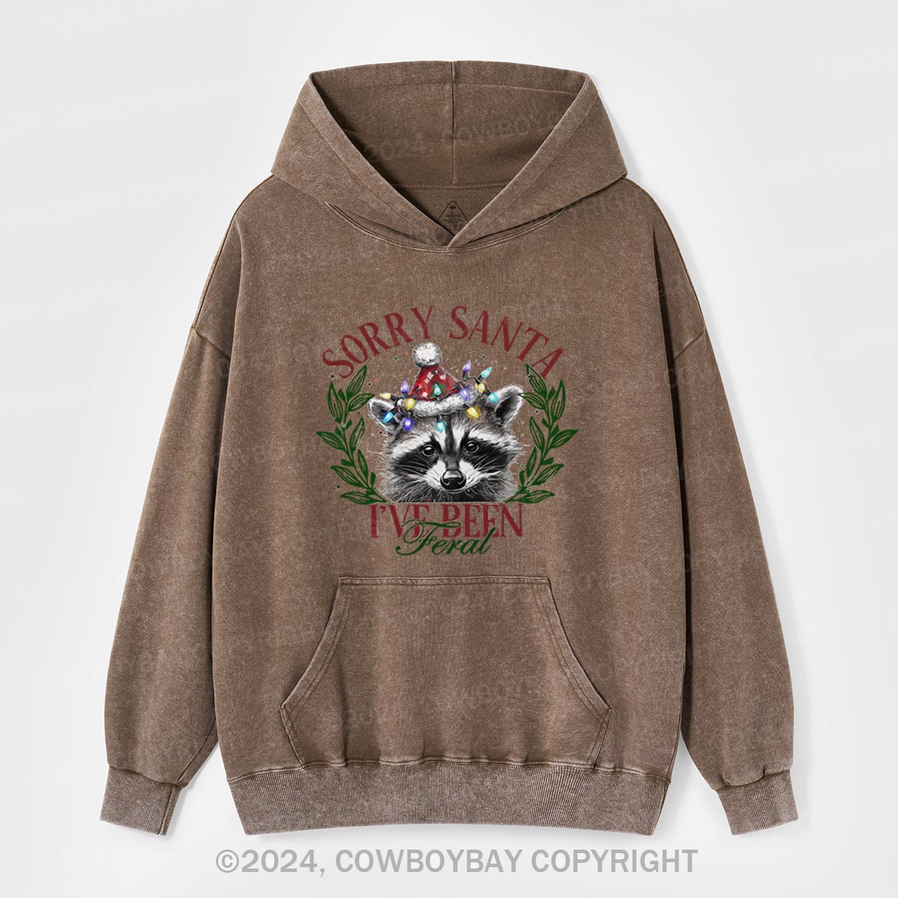 I'm Sorry, Santa, I'm So Wild Garment-Dye Hoodies