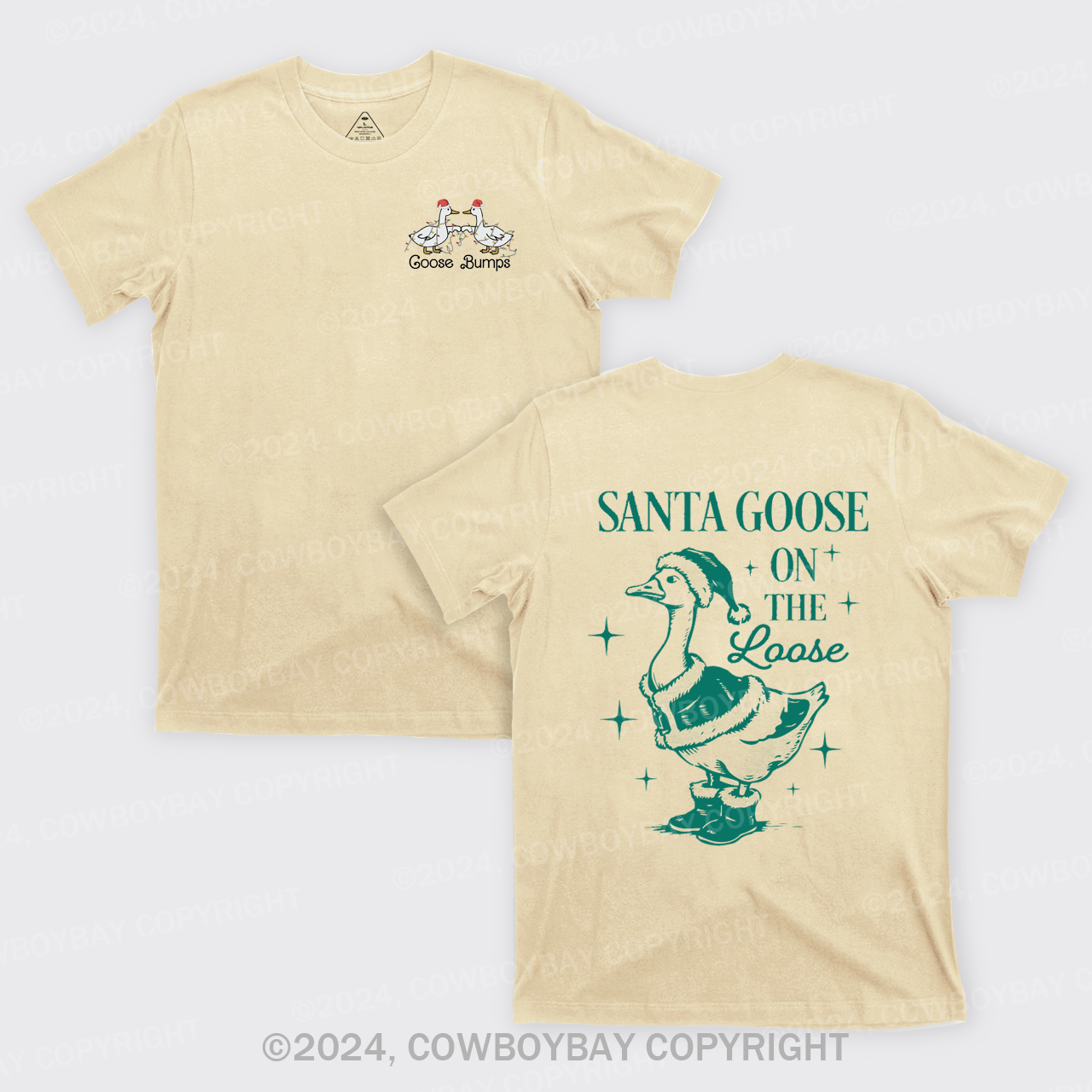 Santa Goose On The Loose T-Shirts