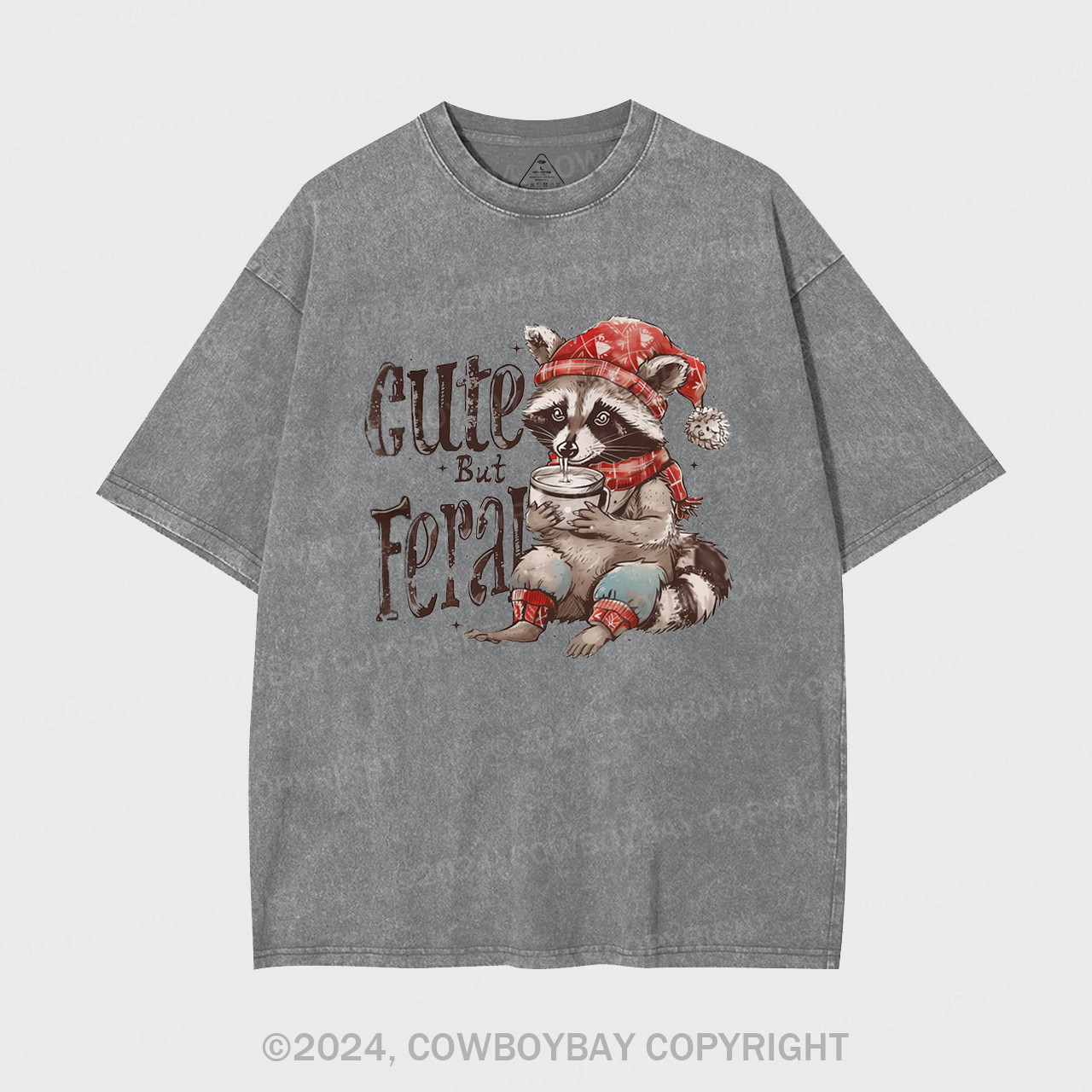 Cute But Feral Garment-dye Tees