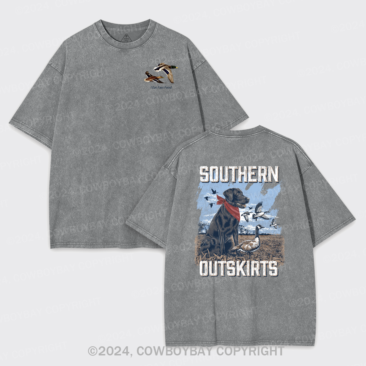 I Eat Fast Food Garment-dye Tees