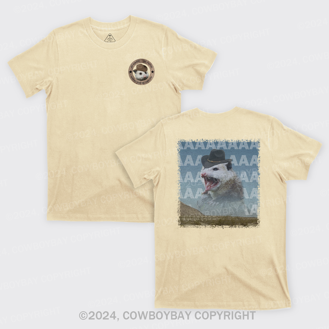 Be Rootin Be Tootin Be Shootin Possum T-Shirts