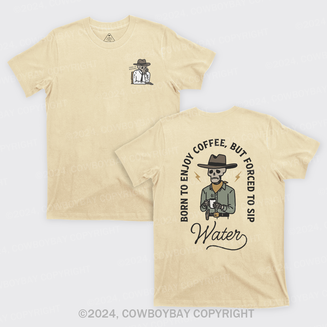 Vintage Sad Office Cowboy T-Shirts