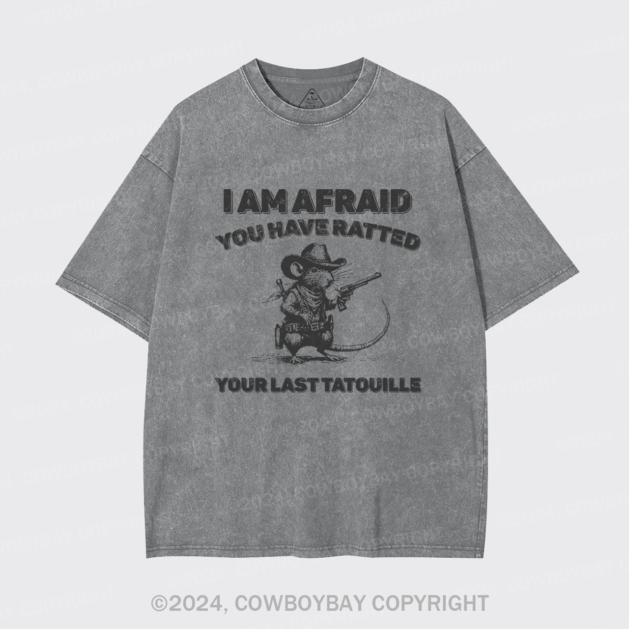You've Ratted Your Last Tatouille Garment-dye Tees